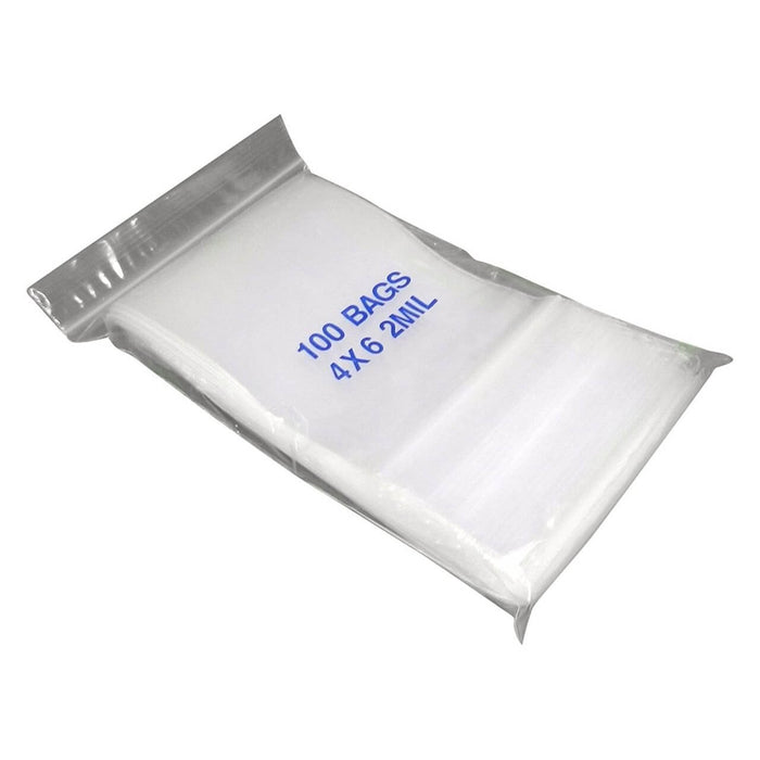 4x6 inch Ultra Clear Poly Merchandise Bags - 100 Pack