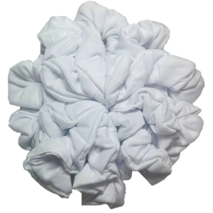 white school scrunchie